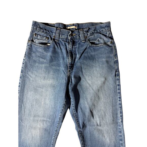 L.L.Bean Men’s Jeans 33x32 Natural Fit Straight Leg Blue Denim Vintage - Picture 2 of 7